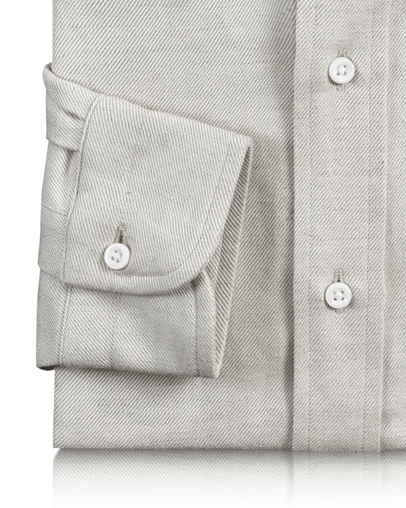 Linen Cotton: Cream Twill