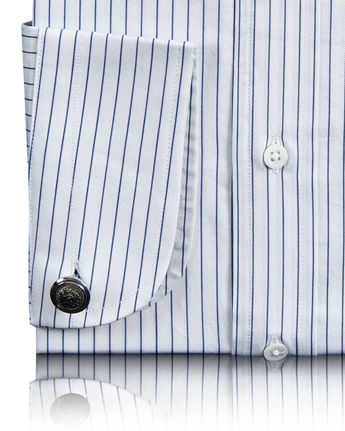 Monti Blue Pin Stripes Twill - 3