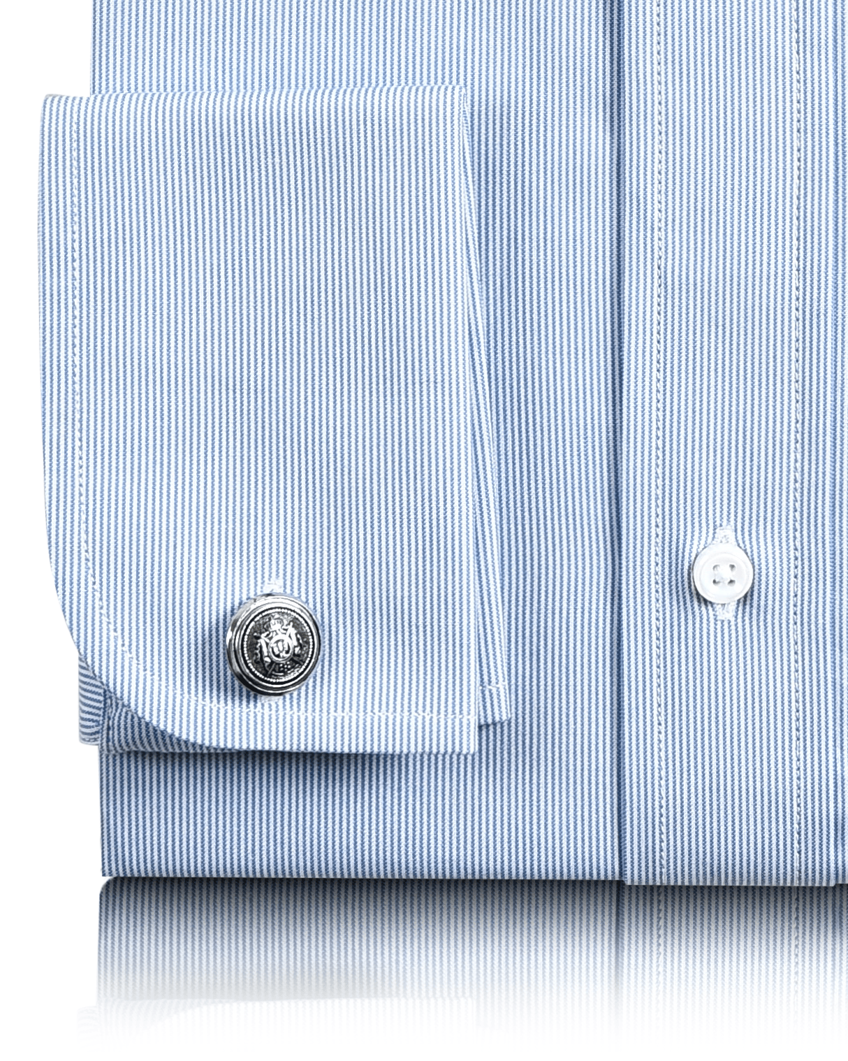 EZS Sky Blue Mille Stripes Shirt