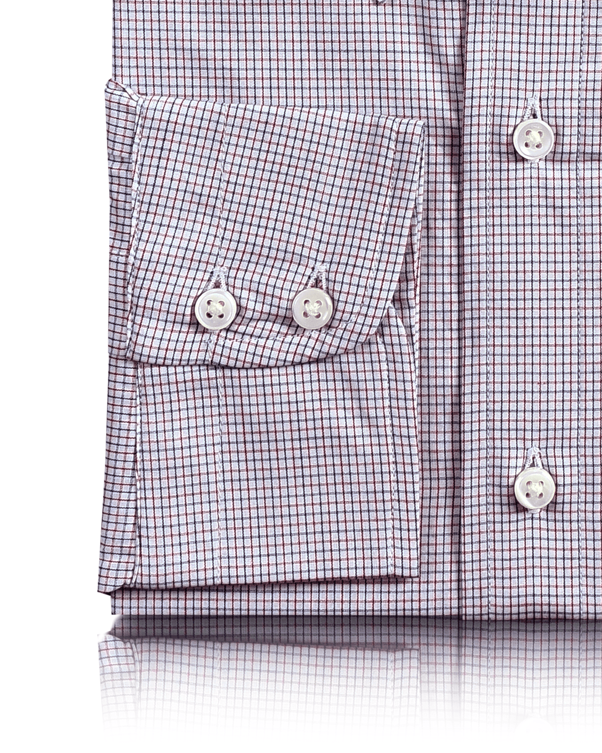 Blue Red Tattersall Checks - 3