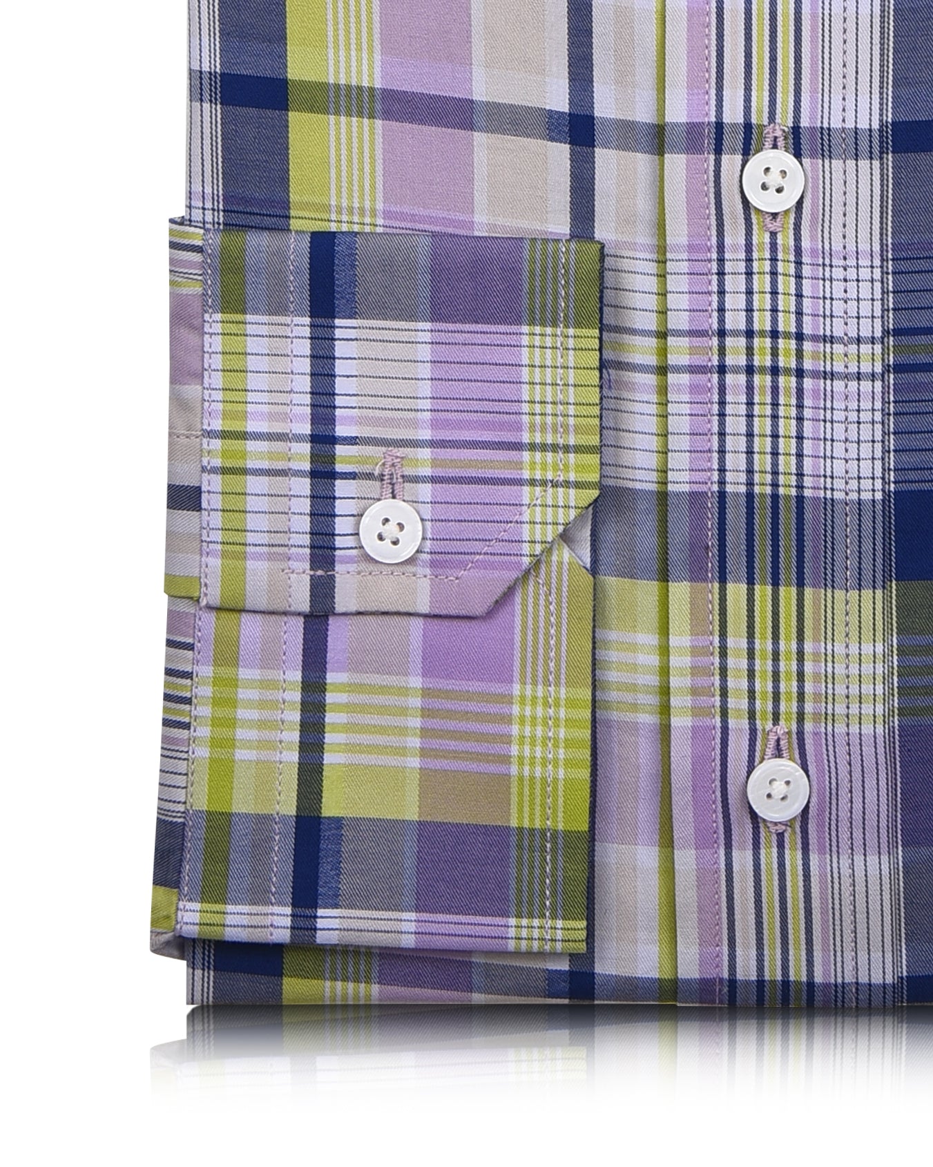 Muave Blue Lime Checks 140/2