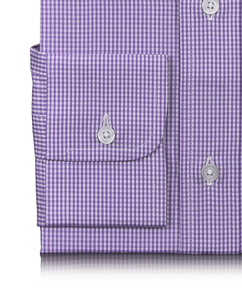 Mauve Micro Gingham