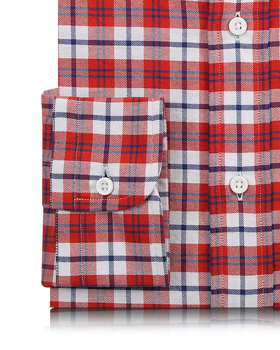 Oxford: Red Navy Madras - 3