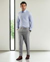 Vitale Barberis Canonico - Flannels  Light Grey Dress Pant