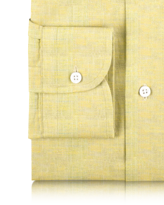 Linen: Pale Yellow End on End - 3
