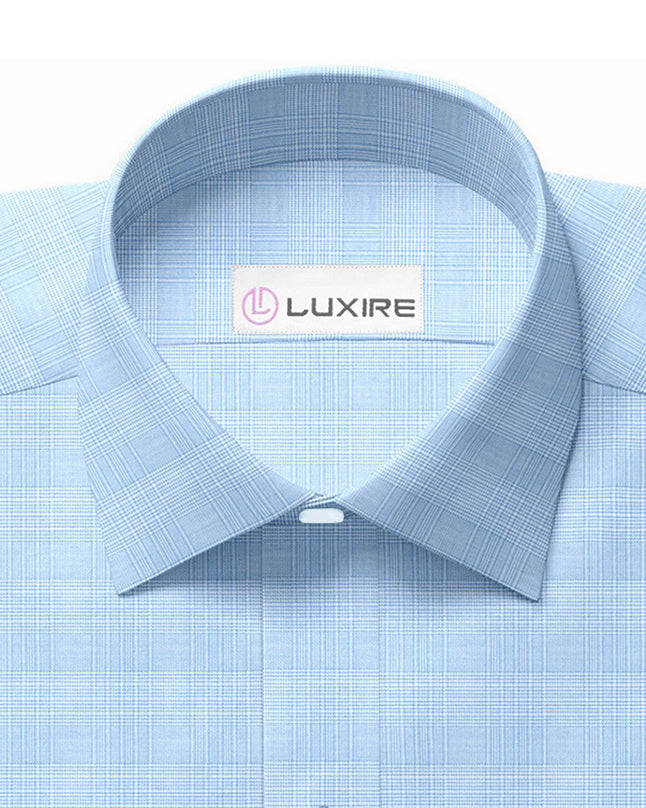 Monti - Sky Blue Pow Checks Shirt - 2