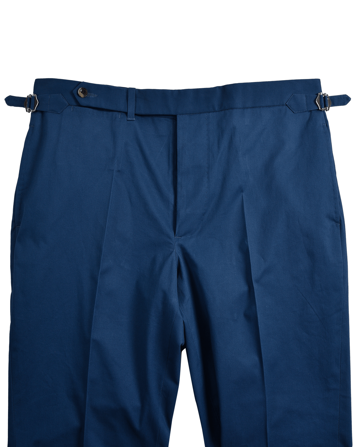 Soft Blue Stretch Twill Pants - 3
