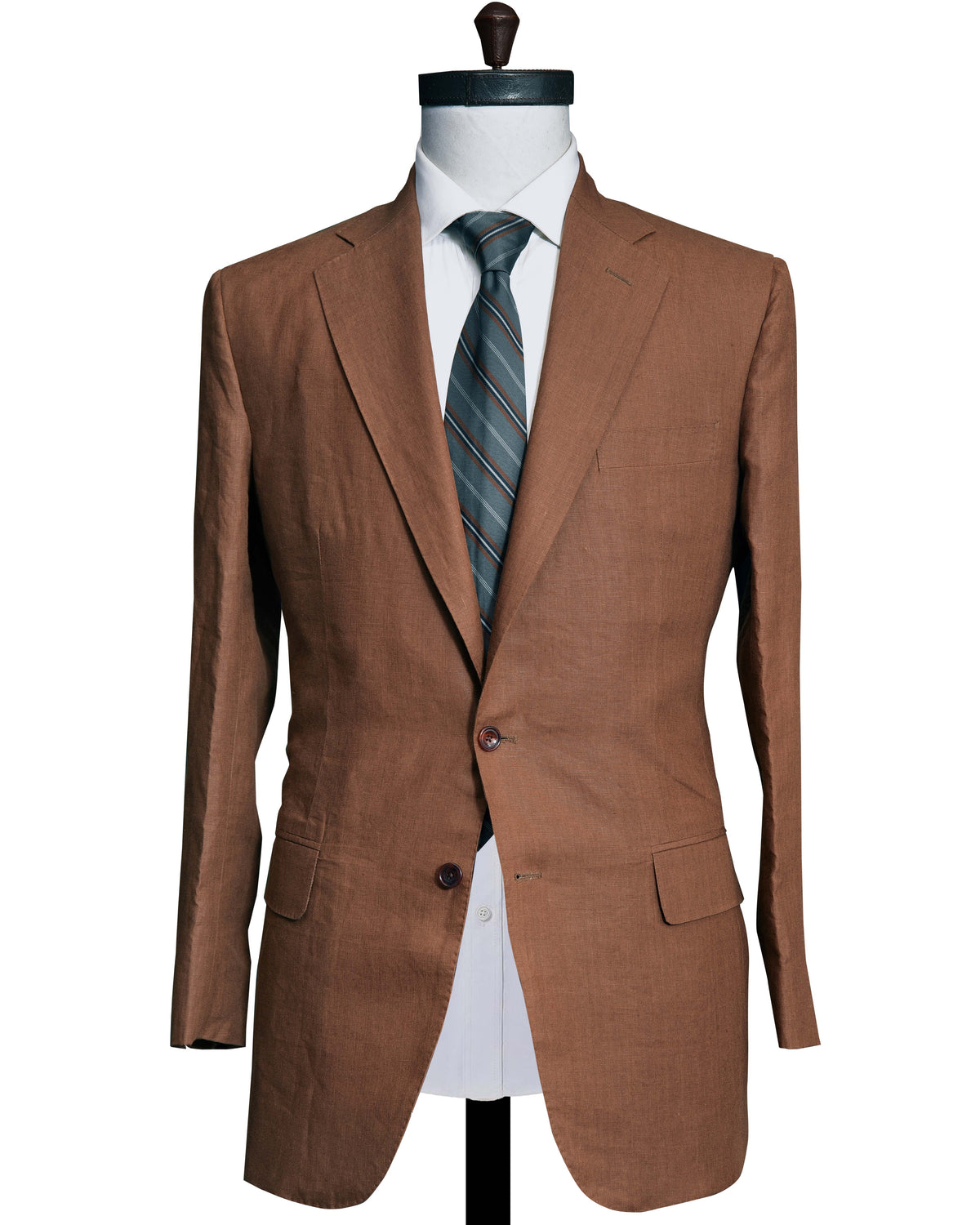 Dugdale Tobacco Linen Jacket - 1