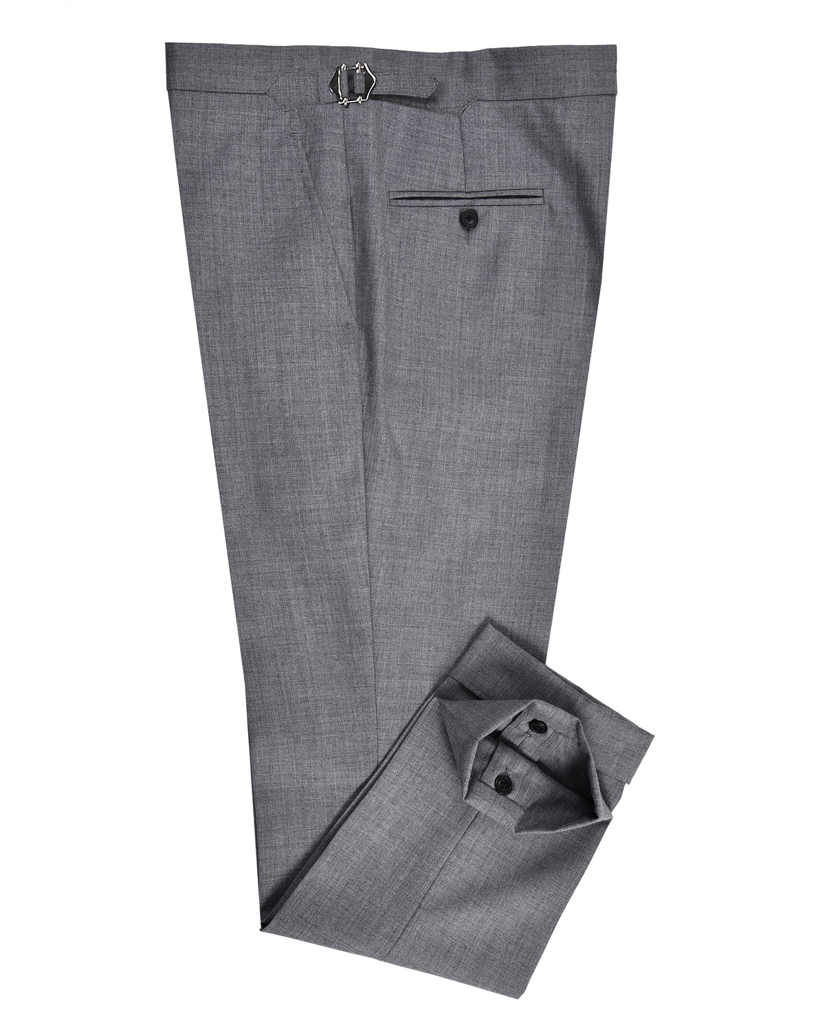 Dugdale Fine Worsted - Light Grey Plain - 2