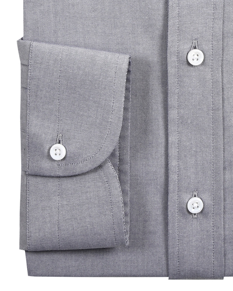 Slate Grey Oxford Dress Shirt