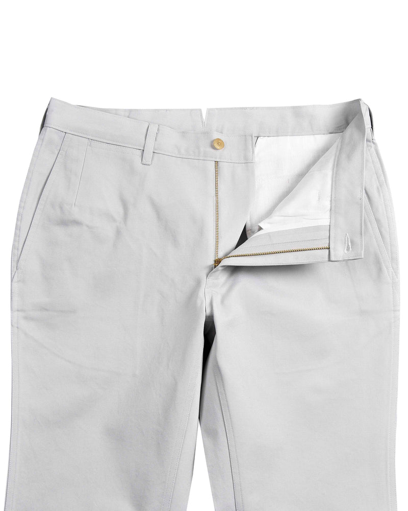 Stone Grey Plain Chino