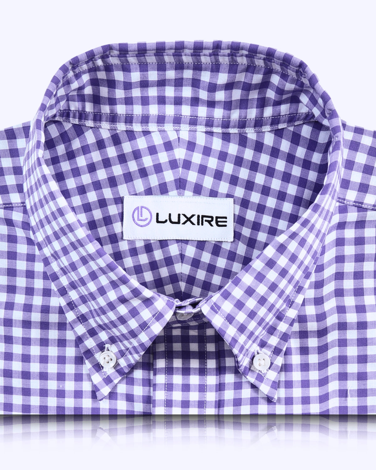 Purple Gingham Shirt - 3