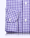 Purple Gingham Shirt