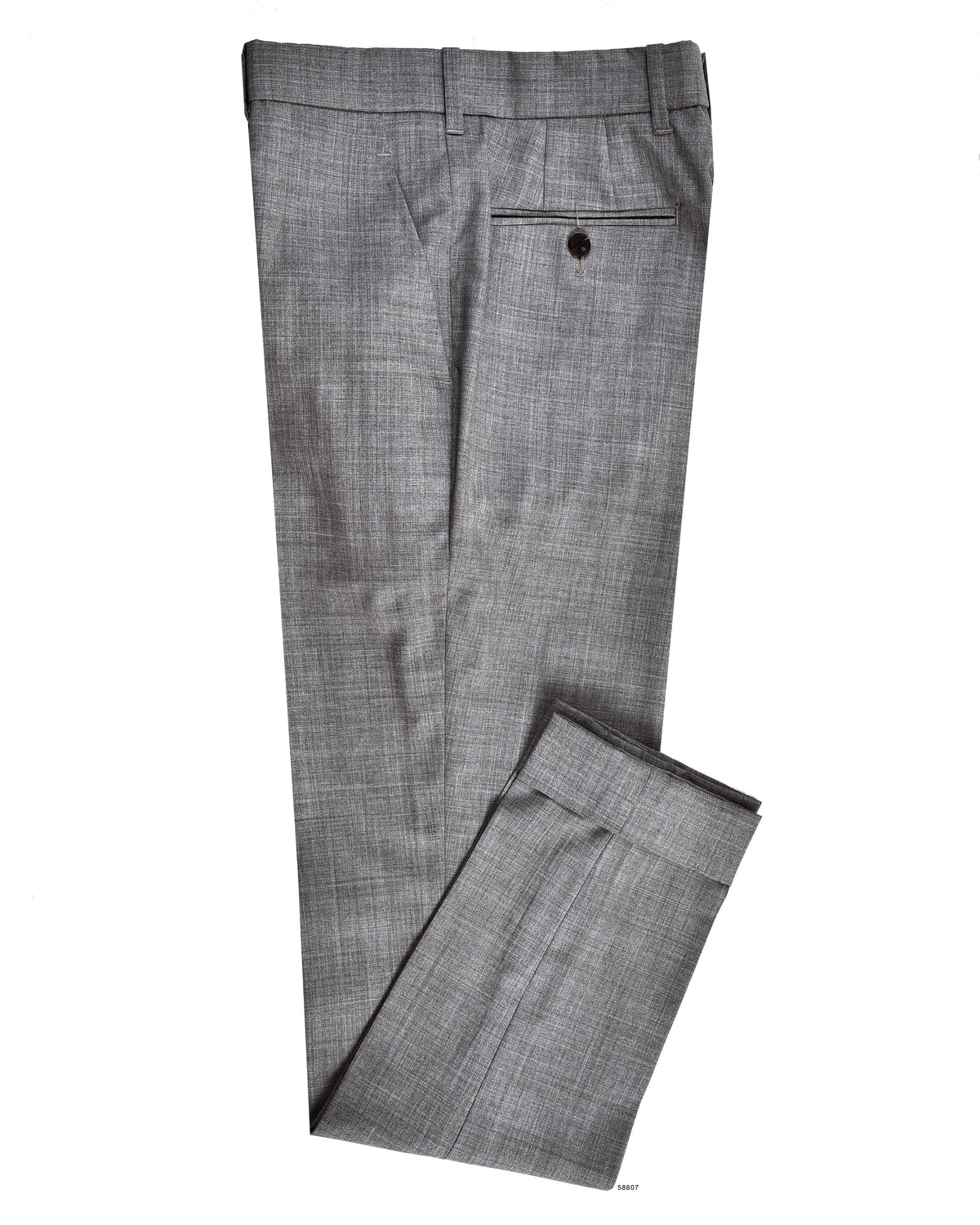 Vitale Barberis Canonico - 120s 2 Ply Summer Grey Dress Pant - 1