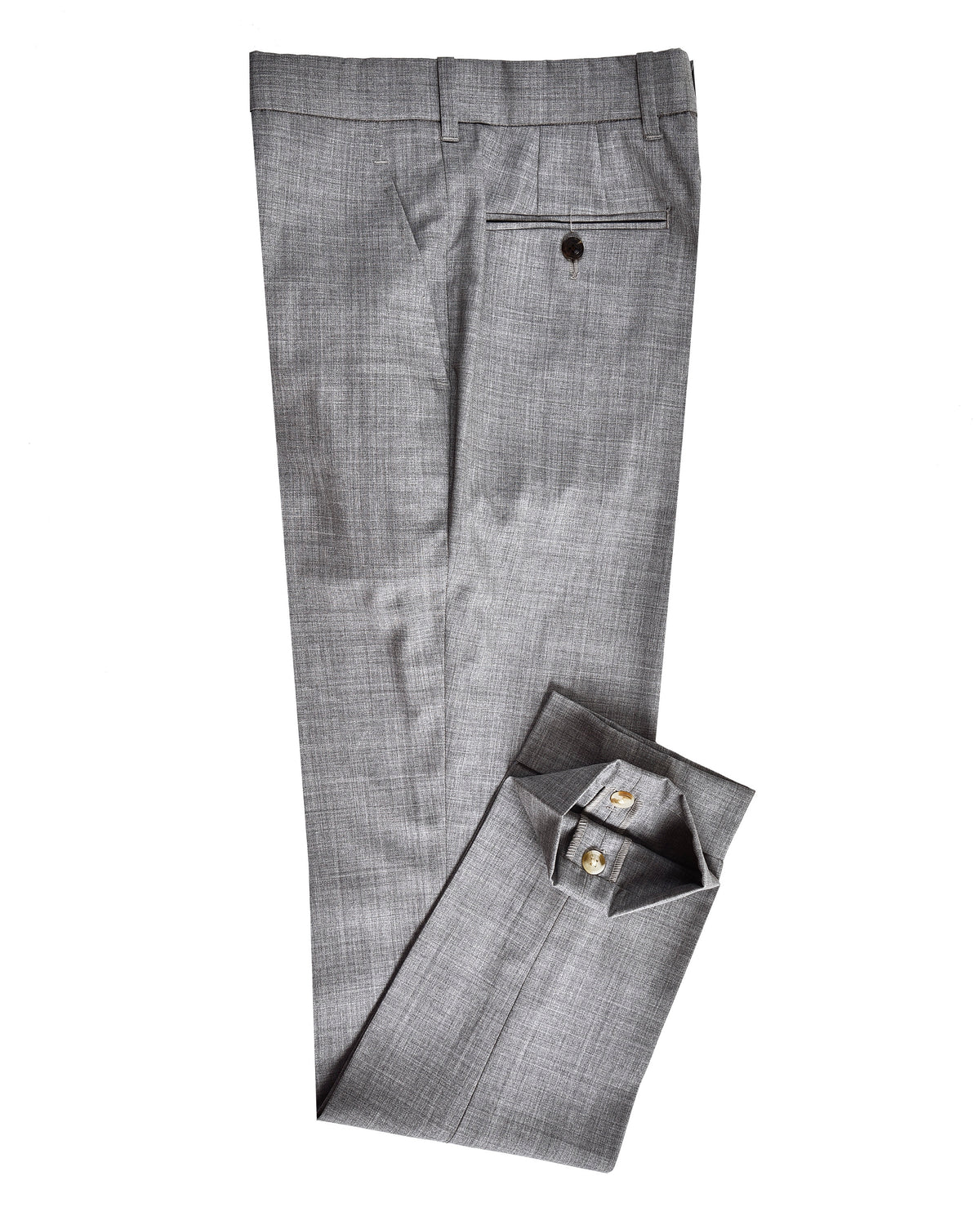 Vitale Barberis Canonico - 120s 2 Ply Summer Grey Dress Pant - 2