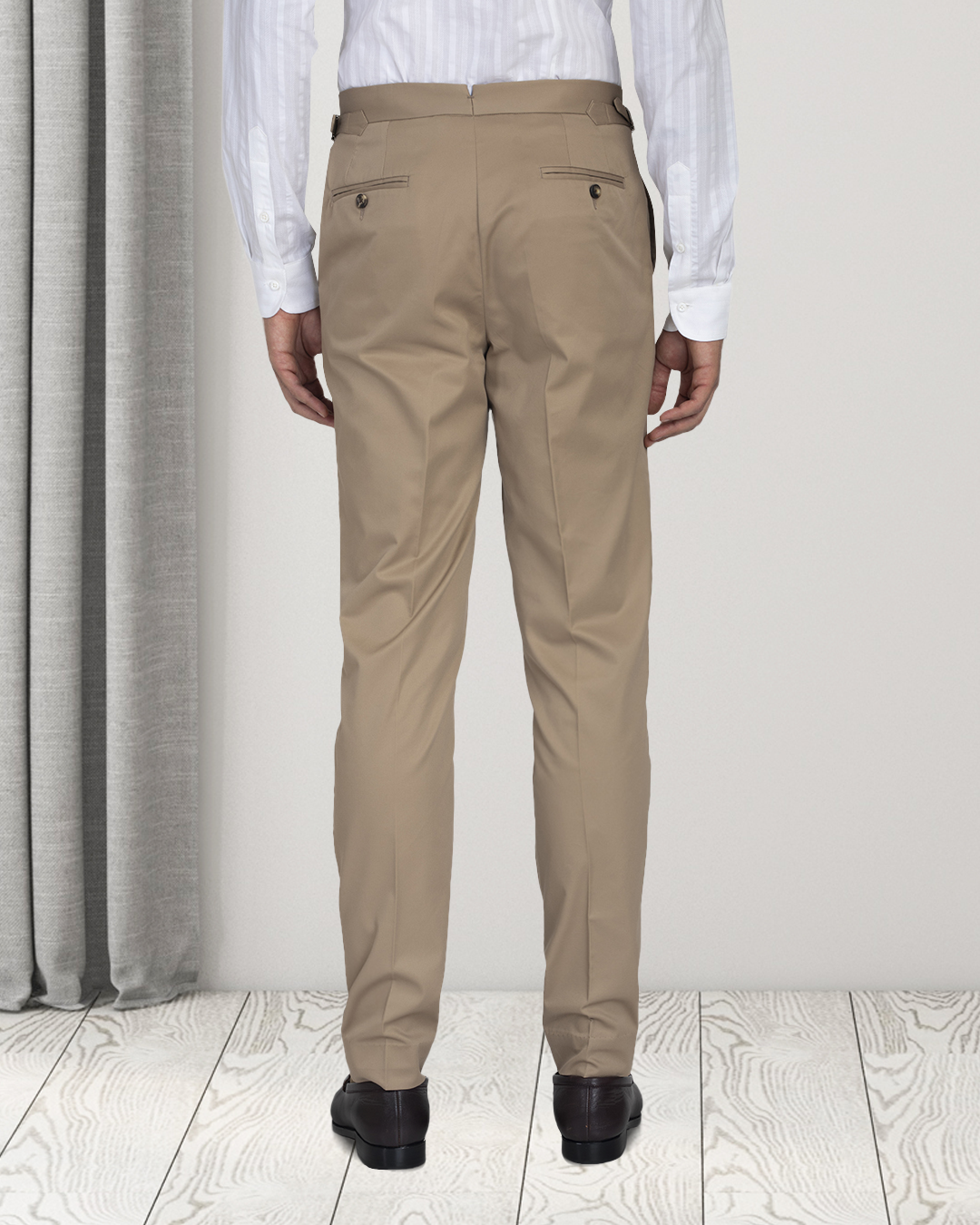 Sand Cotton Dress Pant