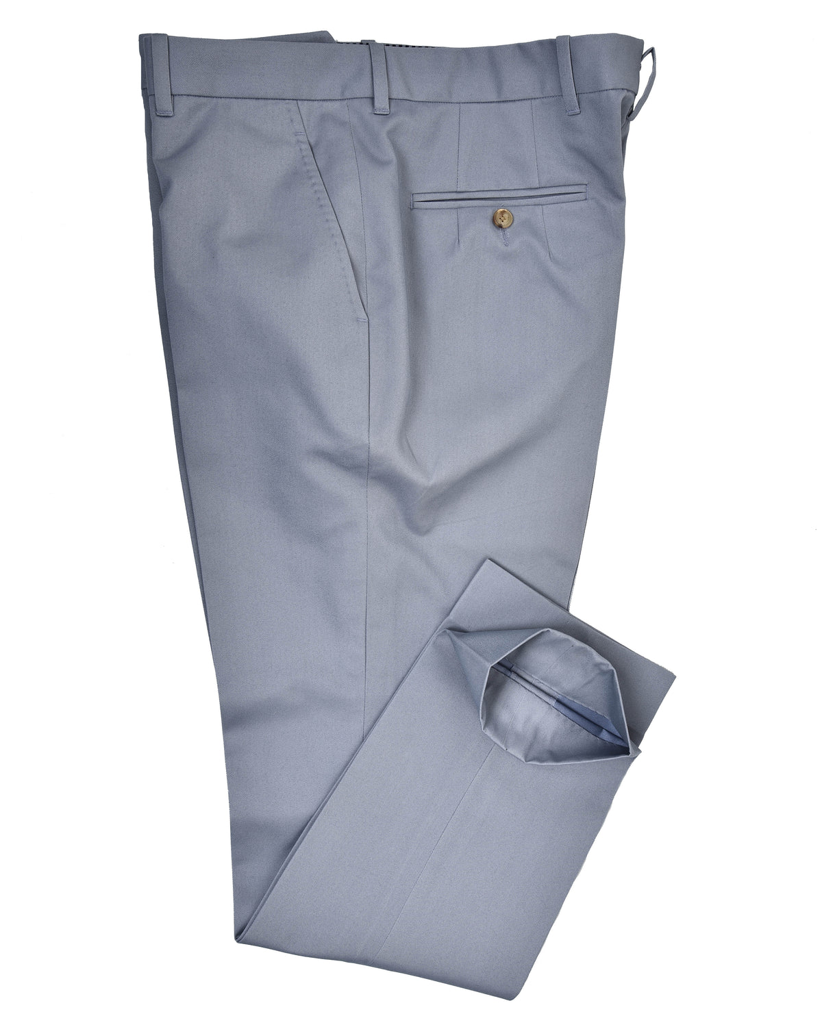 Silver Grey Twill Pant - 2