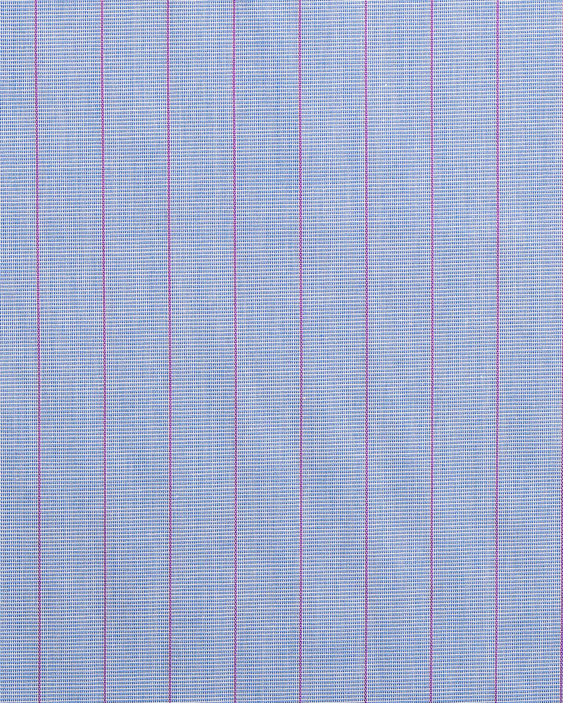 Pink Pin Stripes on Blue End on End