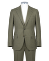 Dugdale Olive Wool Flannel Dress Suit