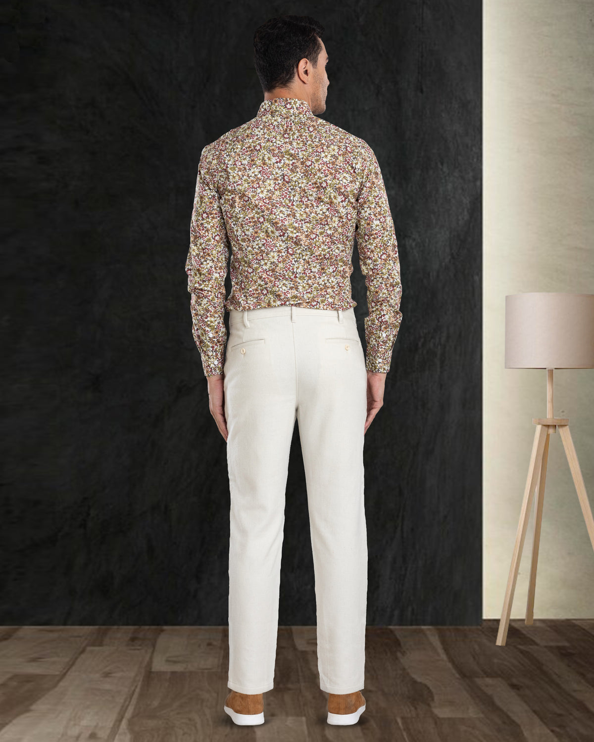 Cream Wool Chino - 7