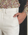 Cream Wool Chino