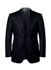Navy Wool Pinstripes Suit