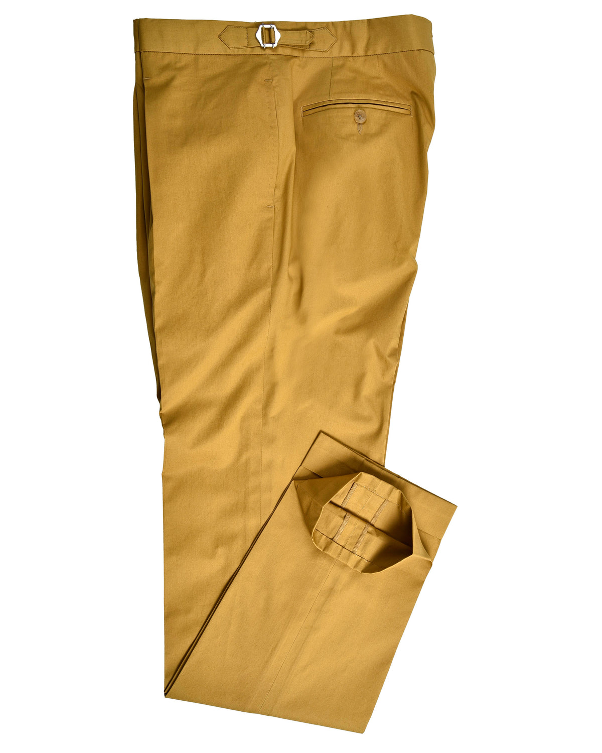 Golden Mustard Cotton Pant - 2