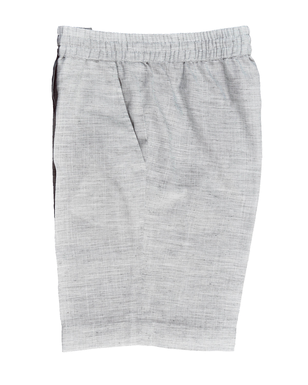 Soft Washed Light Grey Drawstring Shorts - 9