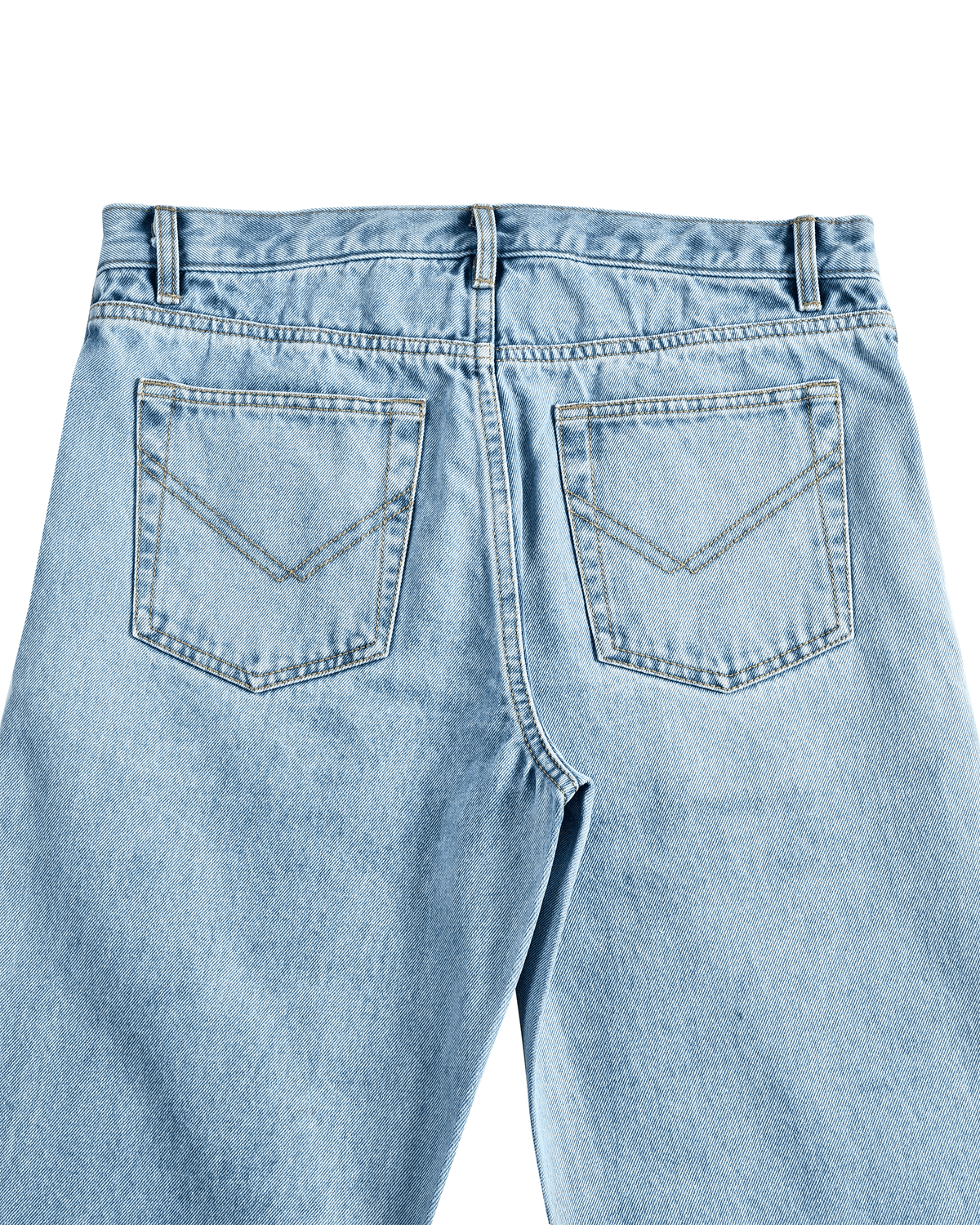 Fade Washed Light Blue Jeans - 20