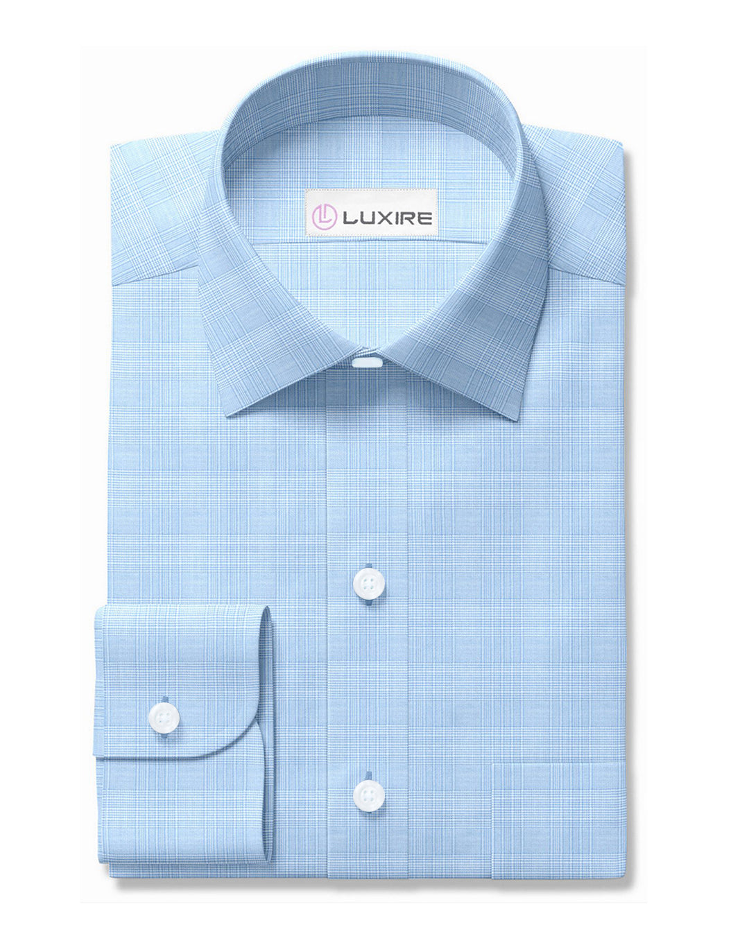 Monti - Sky Blue Pow Checks Shirt - 1