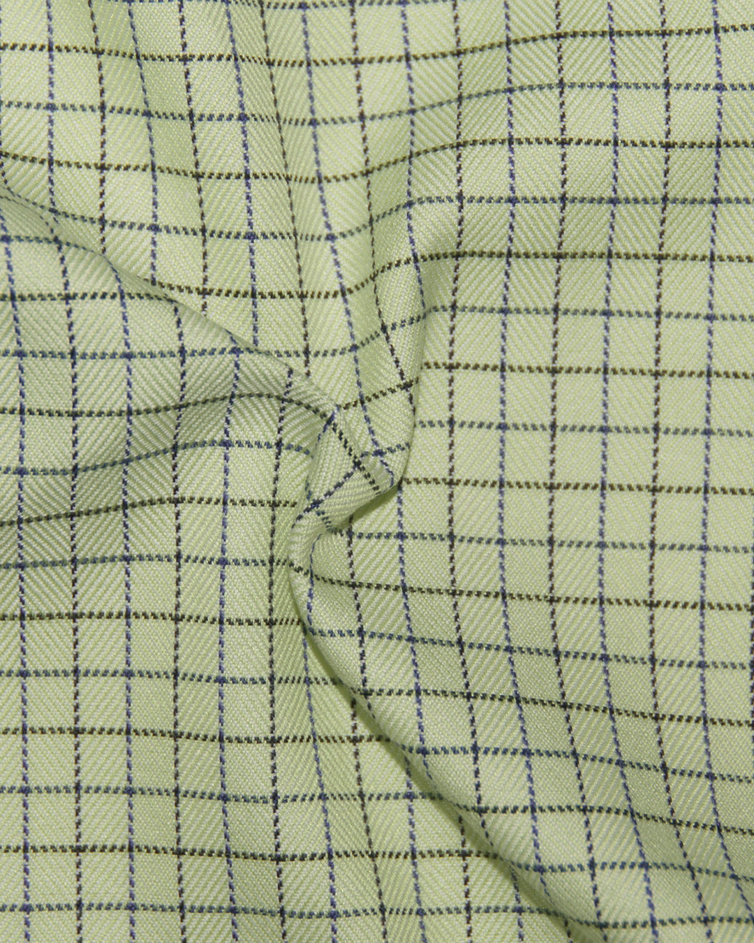 Graph Checks on Fern Green Twill - 4