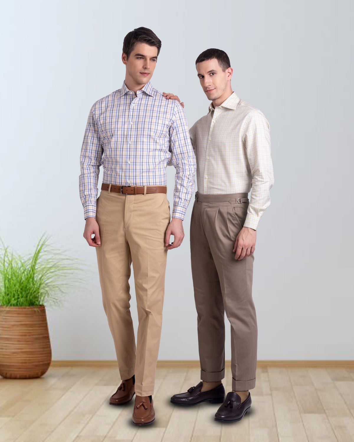 Genoa Beige Dress Pant - 7