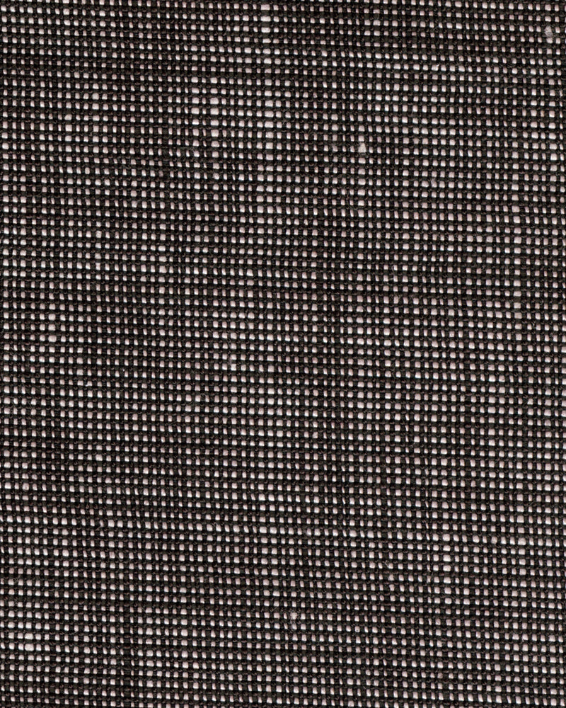 Dark Brown Linen Chambray