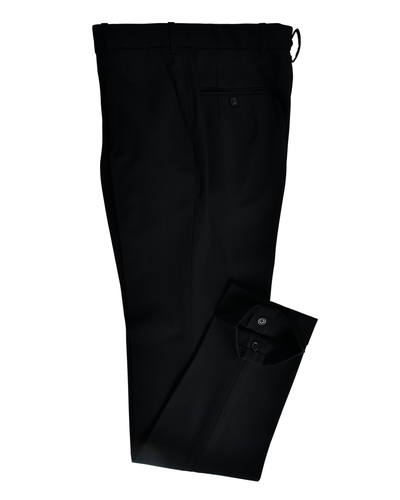 VBC: Black Tropical Wool Dress Pant