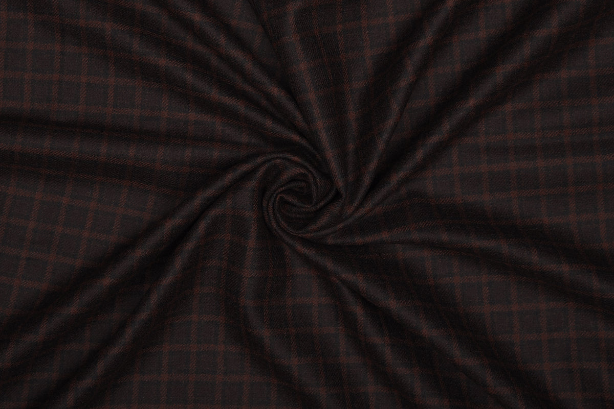 Drapers Brown Macro Checks Pants - 4