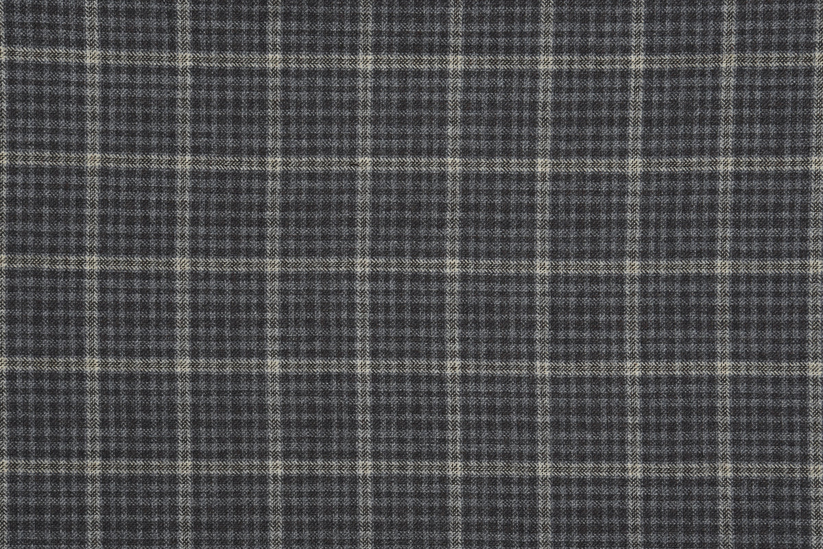 Loro Piana Brown and Grey Tweed Overchecks Pants - 3