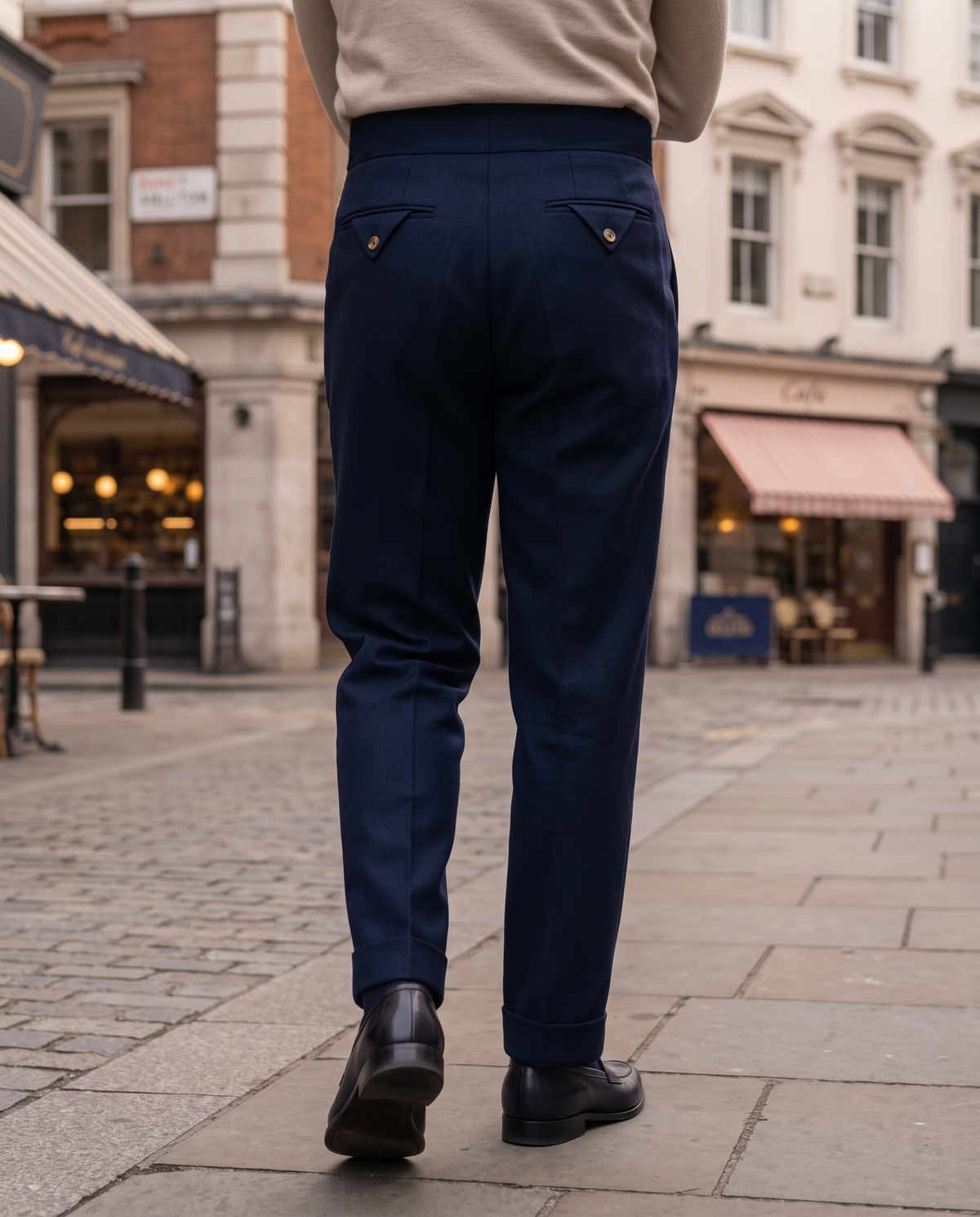 Loro Piana: Blue Mini Checks - 2