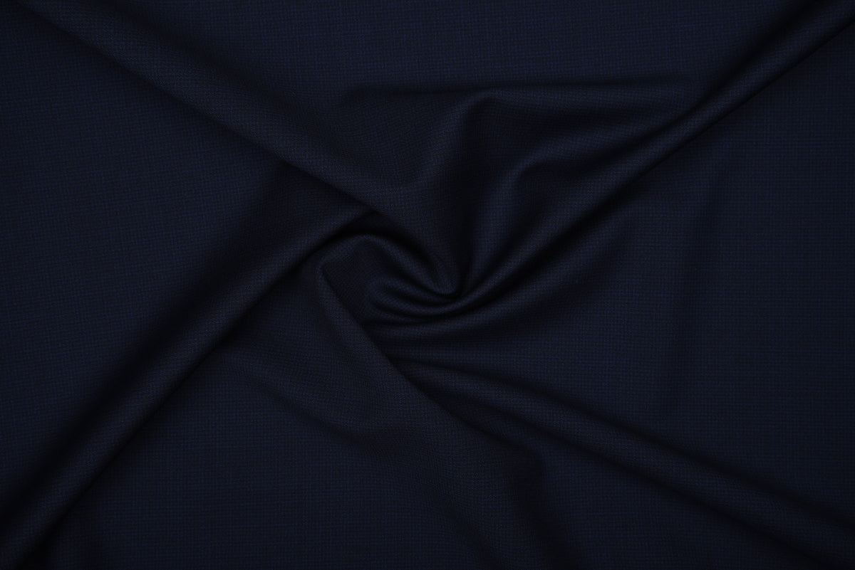 Loro Piana: Blue Mini Checks - 4