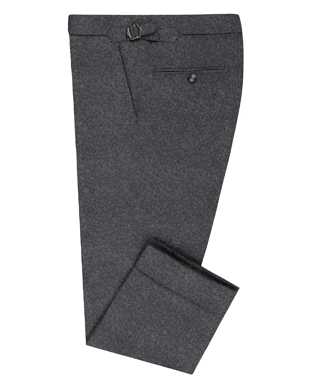 Drago 5% Cashmere 95% wool: Dark Grey Flannel - 1