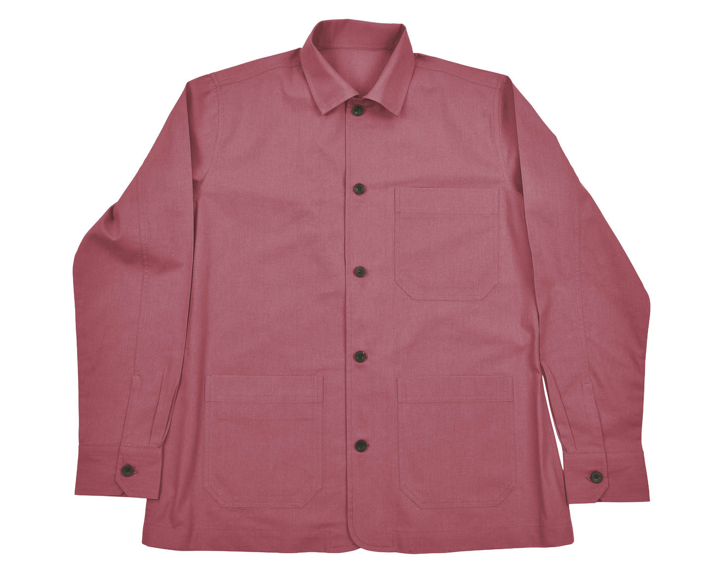 Fresco Cotton Raspberry Shirt Jacket