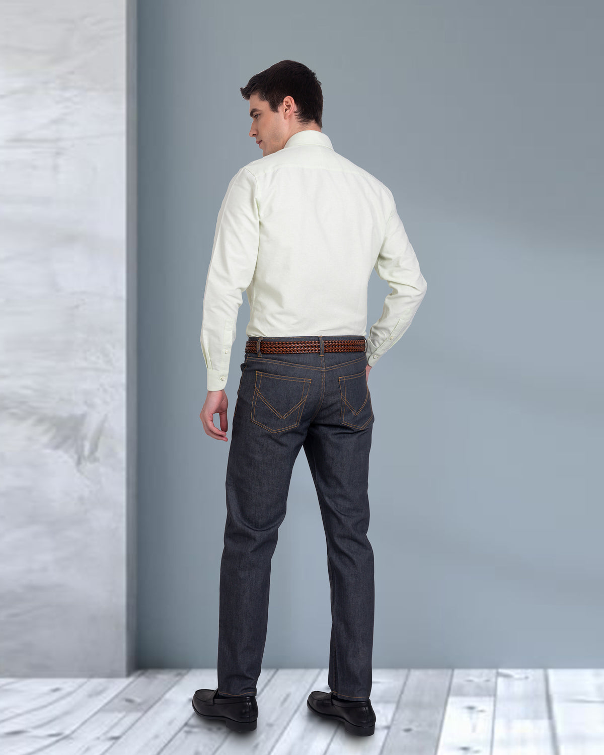 Pale Green Classic Oxford Shirt - 6