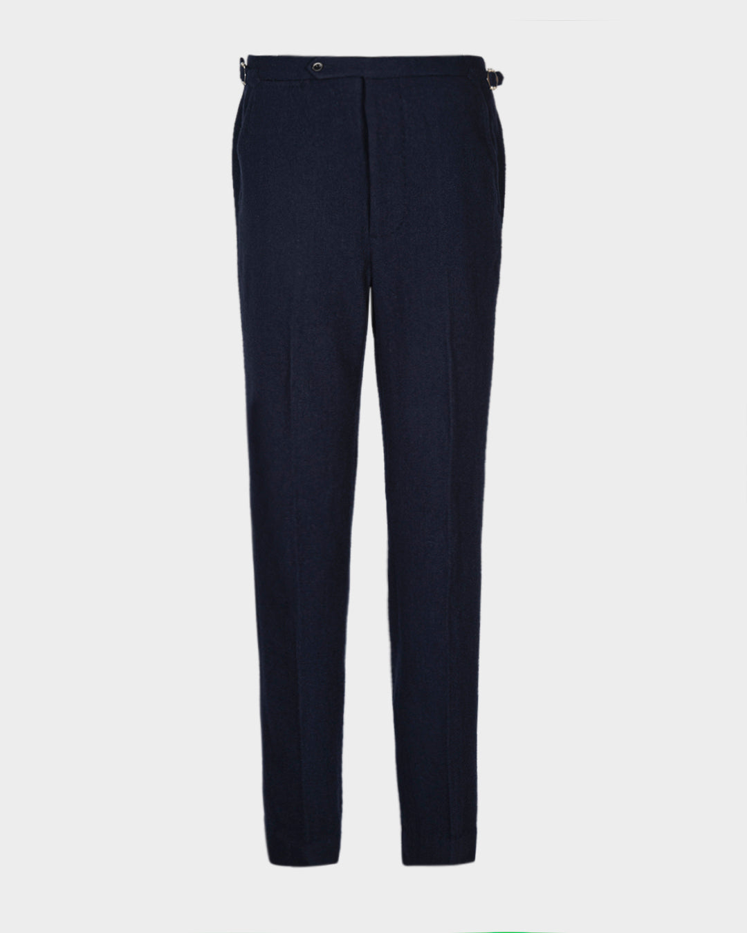 Navy Wool Flannel Pant - 6