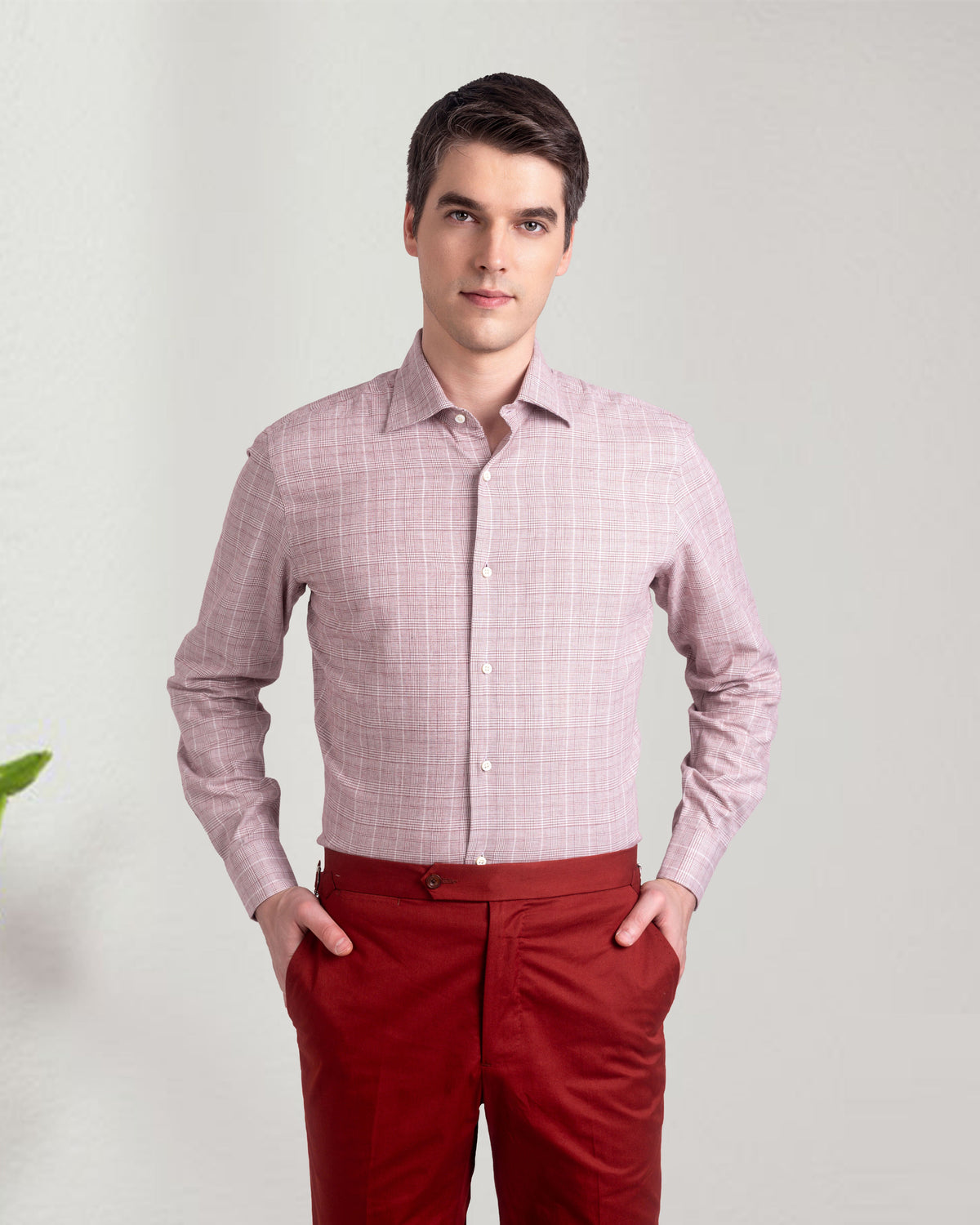 Rust Twill Dress Pant - 4