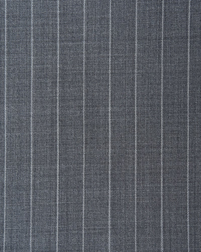 Grey Wool Pinstripes Pant