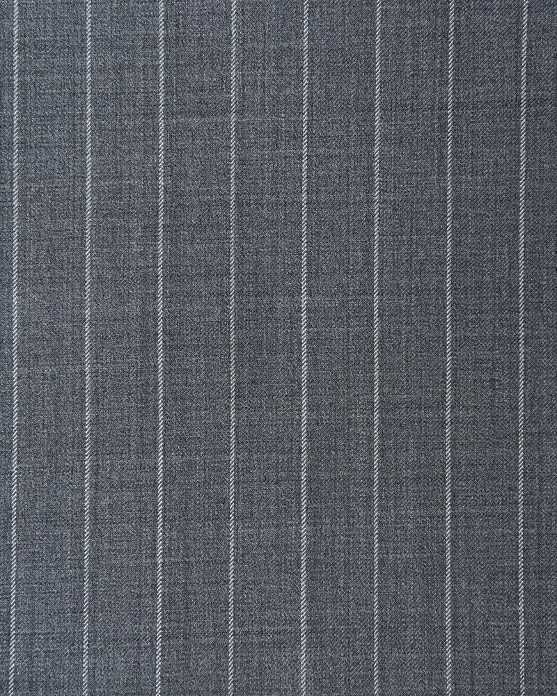 Grey Wool Pinstripes Suit