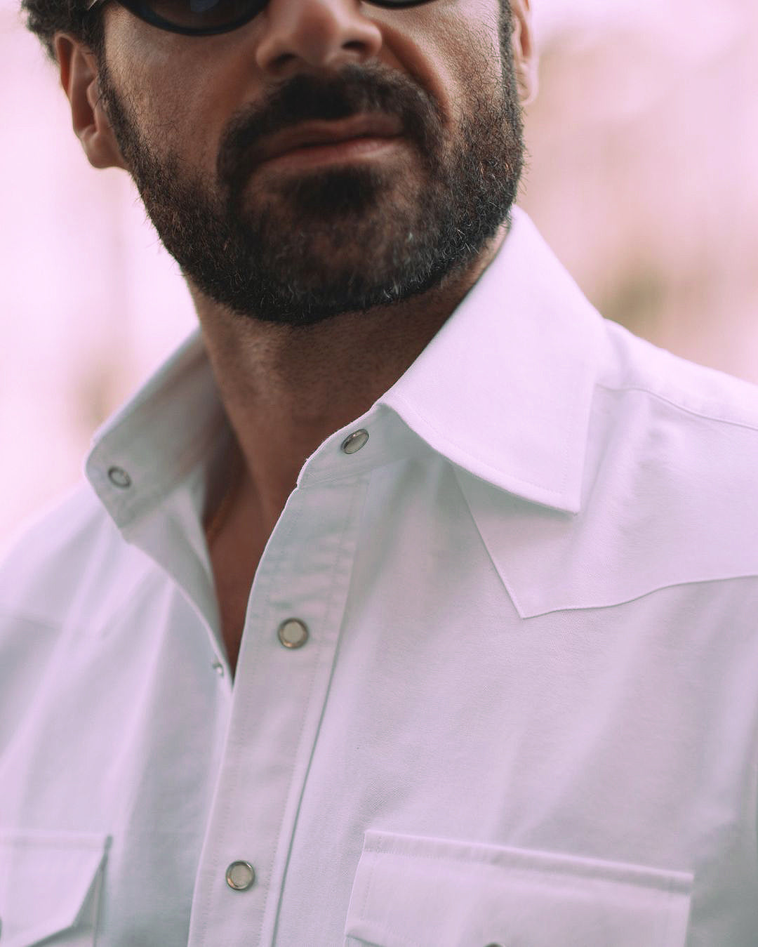 Warzone White Oxford Western Shirt - 7