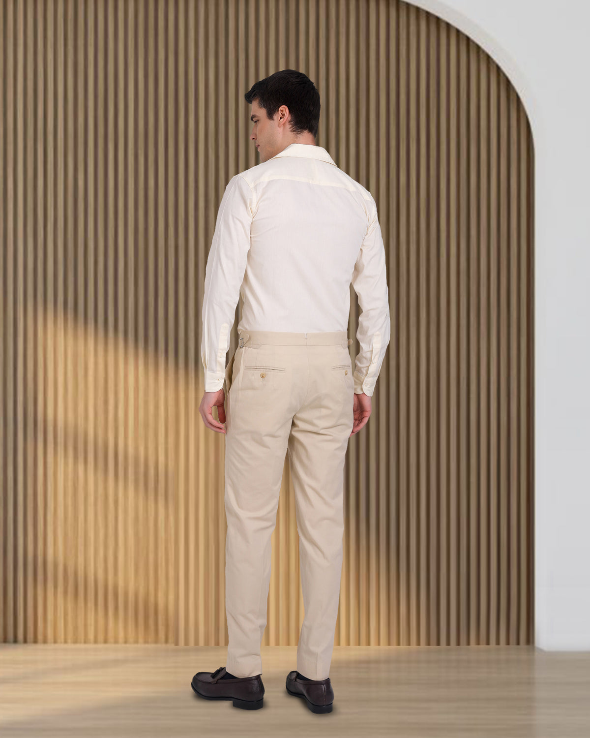 Summer Camp Collar Shirt in Pale Yellow - 6
