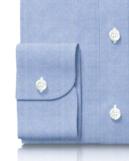 Dark Blue Pinpoint Oxford - 3