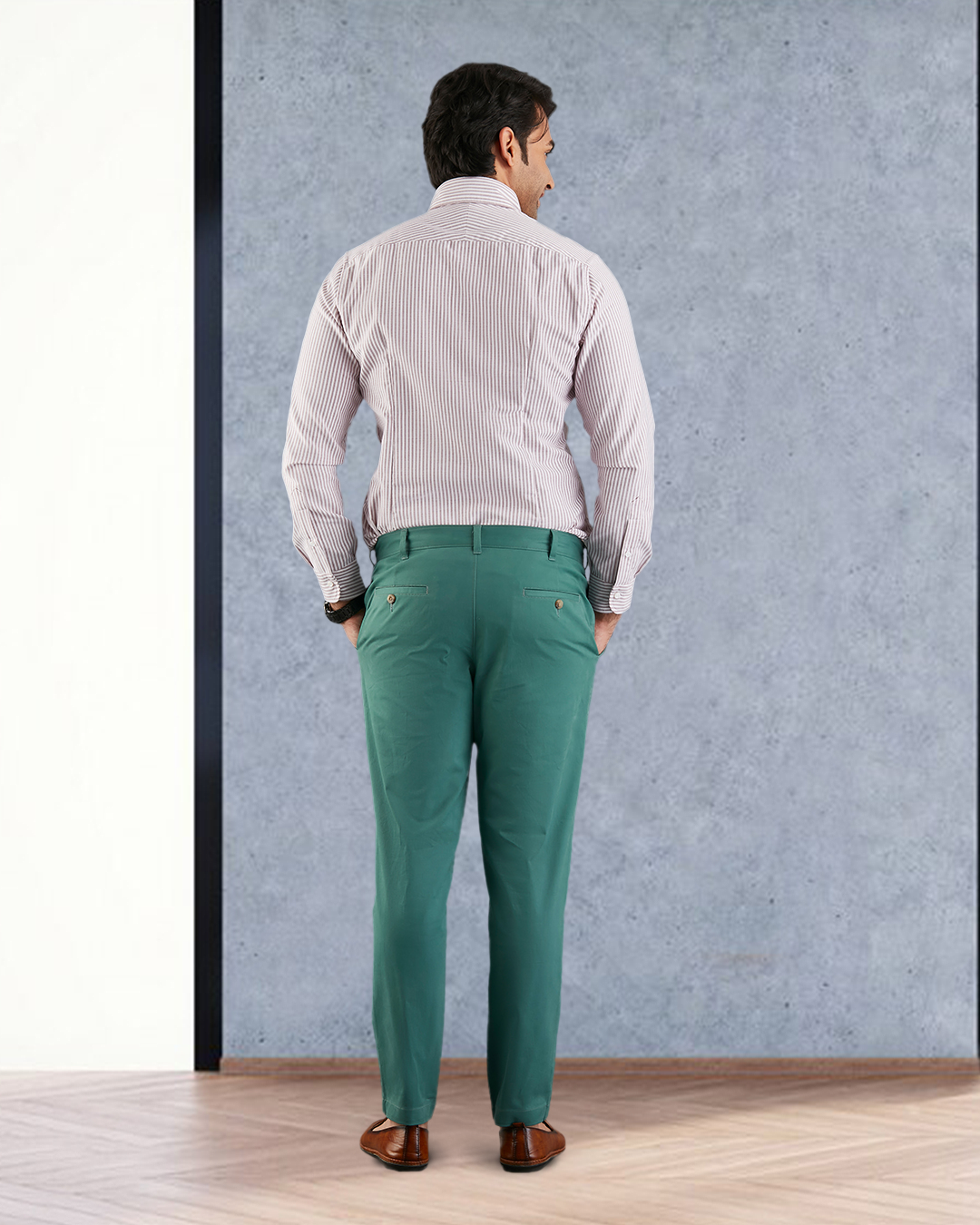 Genoa Chino Pant Fern Green - 5