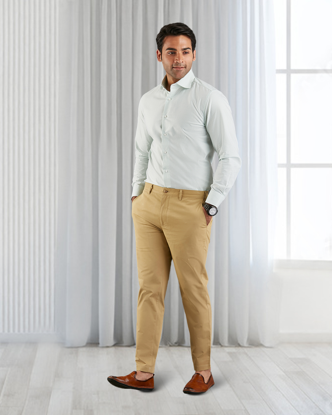 Genoa Chino Pant Khaki - 3